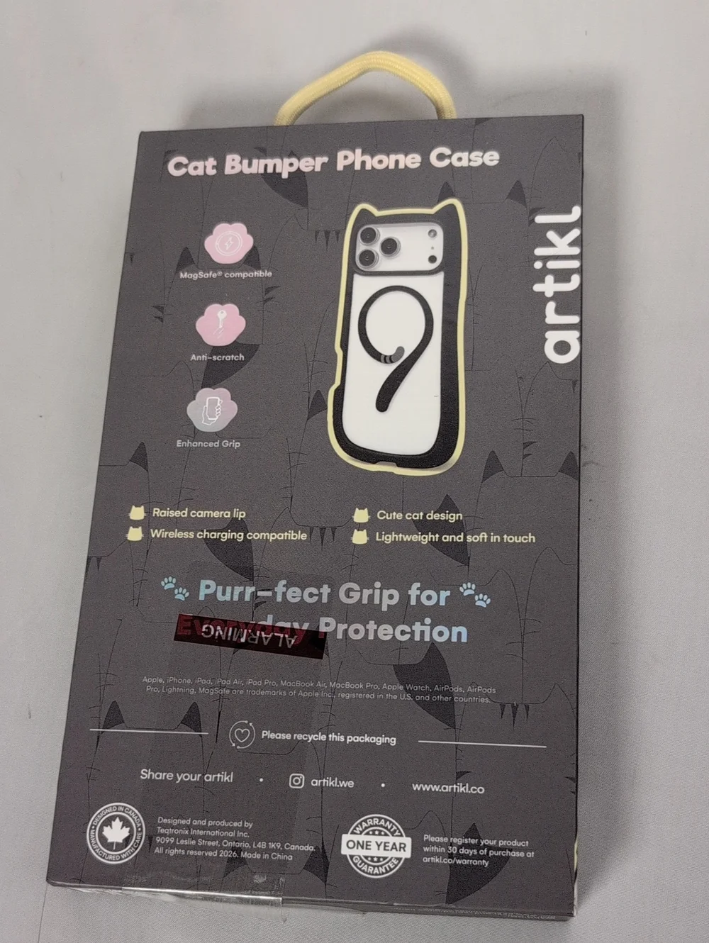 Artikl Black Cat Bumper iPhone 17 Pro Max Phone Case